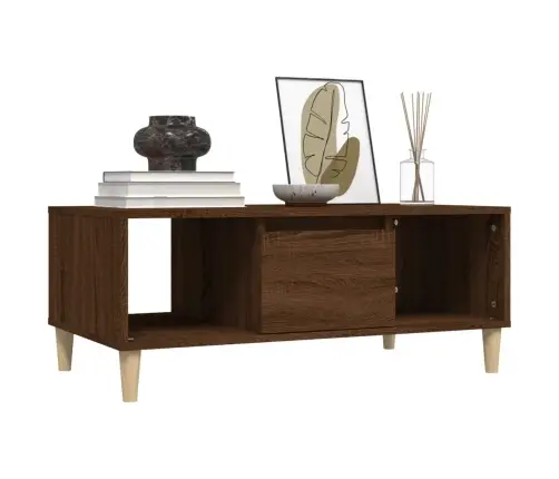 Kohvilaud, Pruun Tamm, 90 X 50 X 36,5 cm Tehispuit