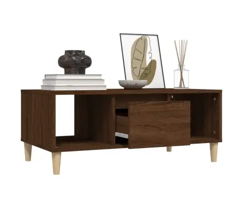 Kohvilaud, Pruun Tamm, 90 X 50 X 36,5 cm Tehispuit