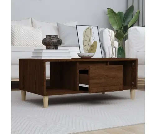 Kohvilaud, Pruun Tamm, 90 X 50 X 36,5 cm Tehispuit