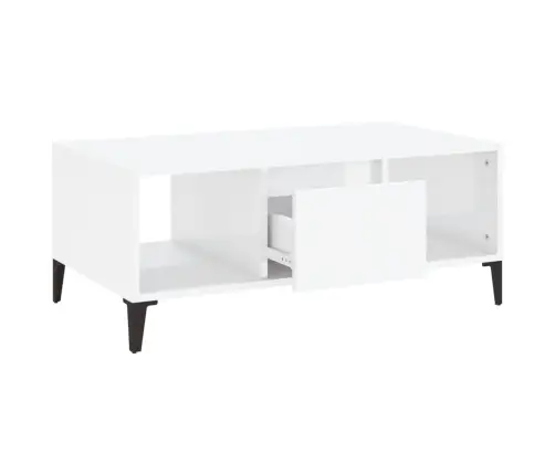 Kafijas Galdiņš, Spīdīgi Balts, 90X50X36,5Cm, Inženierijas Koks Vidaxl Kafijas Galdiņš, Spīdīgi Balts, 90X50X36,5Cm, Inženierijas Koks Vidaxl