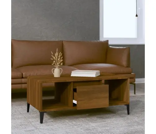 Kafijas Galdiņš, Brūna Ozolkoka, 90X50X36,5 Cm Vidaxl