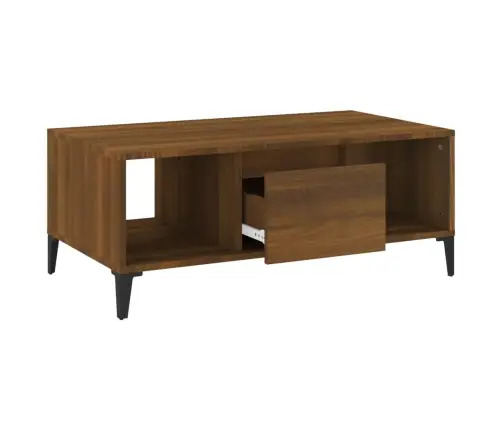 Kafijas Galdiņš, Brūna Ozolkoka, 90X50X36,5 Cm Vidaxl