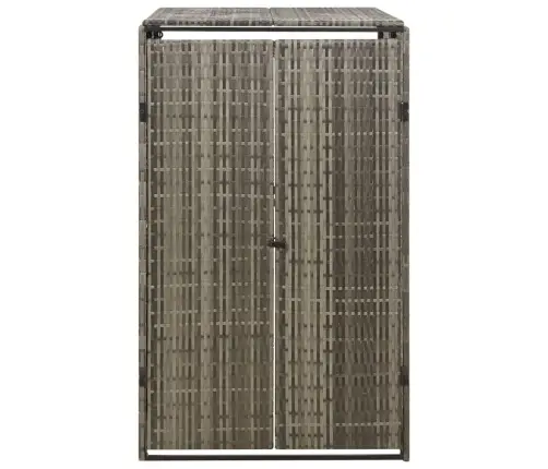 Nojume Atkritumu Konteineram, Pelēka, 70X80X117 Cm, Pe Pinums Vidaxl