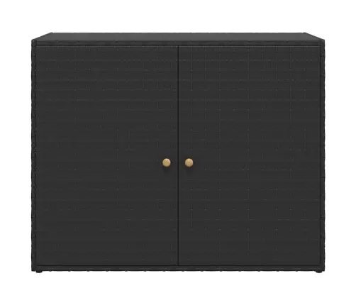 Aia Hoiukapp Must 100 X 55,5 X 80 Cm Polürotangist