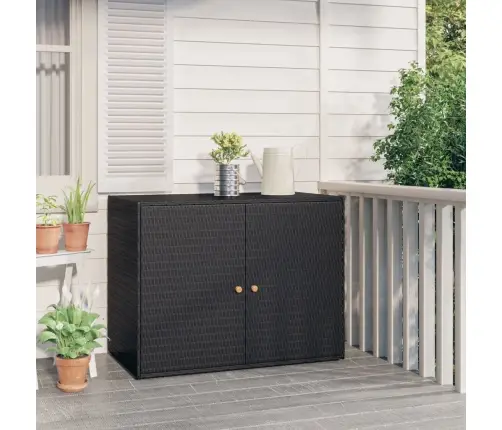 Aia Hoiukapp Must 100 X 55,5 X 80 Cm Polürotangist