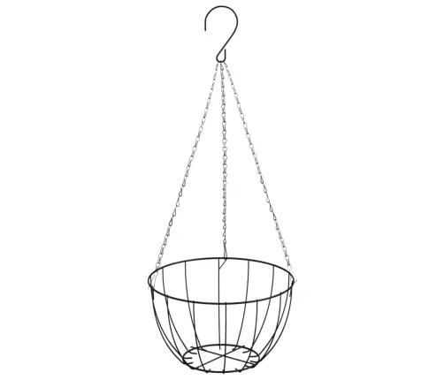 Piekarami Puķu Podi, 4 Gab., Kokosa Ieliktņi, Melni, Ø 40X63 Cm Vidaxl