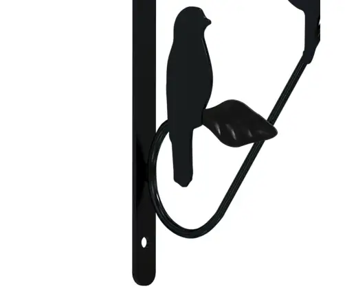 Piekaramu Grozu Stiprinājumi, 4 Gab., Melni, Tērauds Vidaxl