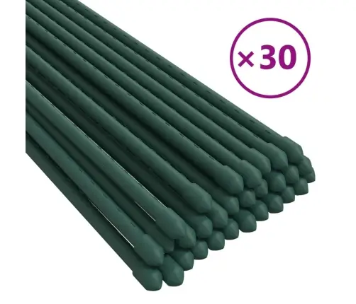 Sodo Augalų Kuoliukai, 30Vnt., Žalios Spalvos, 150cm Plienas