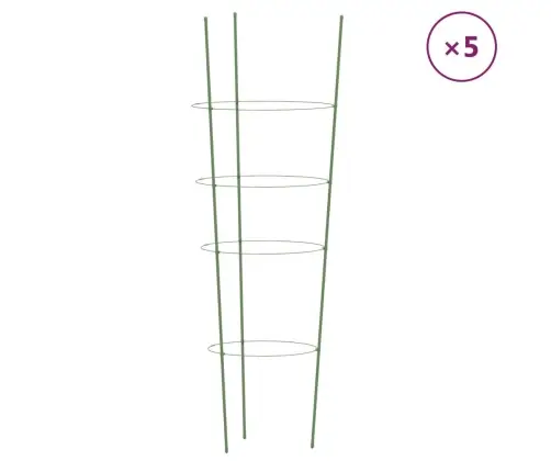 Aia Taimetoed 4 Rõngaga 5 Tk Roheline 90 Cm Teras