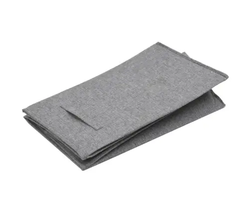 Veļas Kaste, Salokāma, Pelēka, 51X34,5X59 Cm, Lina Imitācija Vidaxl