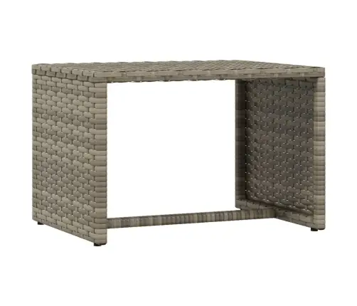 Päevitusvoodi Lauaga, 1 Tk, Hall, Polürotang