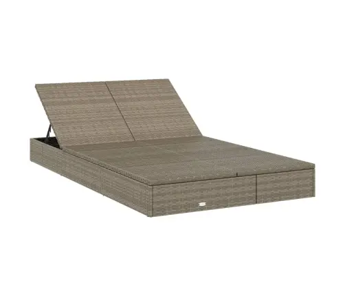 Sauļošanās Gulta Ar Matračiem, Pe Rotangpalma, Divvietīga Vidaxl