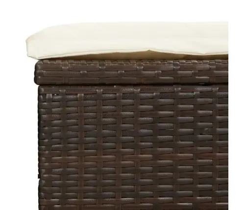 Kaheinimese Päevitusvoodi Kokkupandava Katusega, Pruun