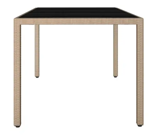 Stalas Su Stikliniu Stalviršiu, Smėlio, Poliratanas Ir Stiklas