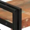 3 Riiuliga Raamaturiiul, 77X30X80 cm Taastatud Puit Ja Raud