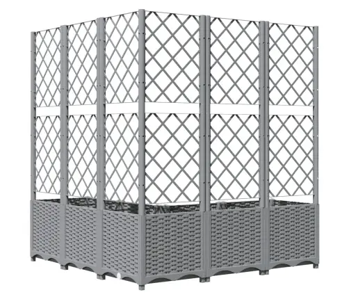 Võrega Taimekast, Helehall, 120 X 120 X 136 Cm Pp