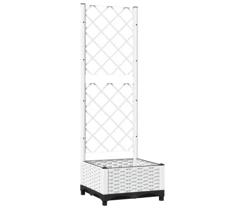 Võrega Taimekast, Valge, 40 X 40 X 121,5 Cm Pp