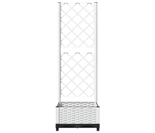 Võrega Taimekast, Valge, 40 X 40 X 121,5 Cm Pp