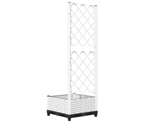 Võrega Taimekast, Valge, 40 X 40 X 121,5 Cm Pp