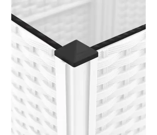 Võrega Taimekast, Valge, 40 X 40 X 121,5 Cm Pp