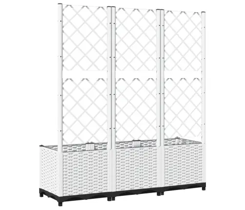 Võrega Taimekast, Valge, 120 X 40 X 136 Cm Pp