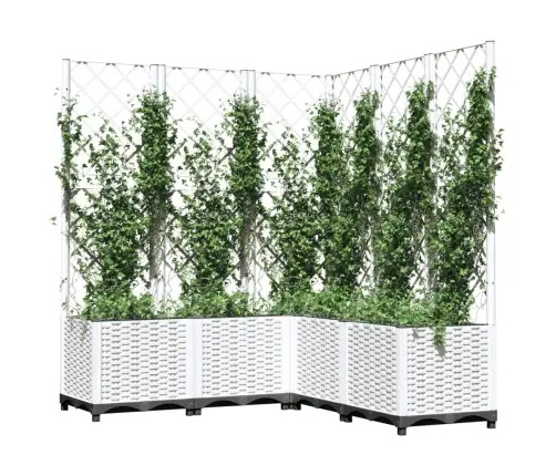 Võrega Taimekast, Valge, 120 X 120 X 136 Cm Pp