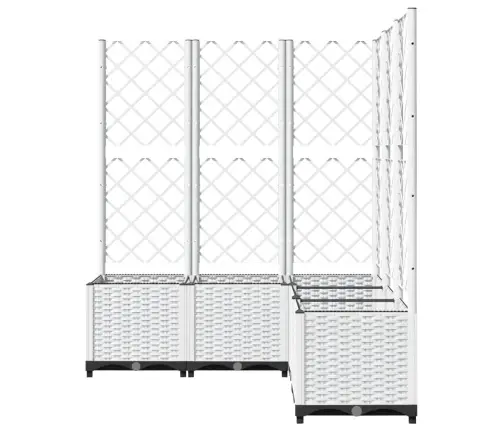 Võrega Taimekast, Valge, 120 X 120 X 136 Cm Pp