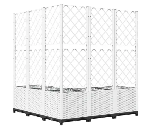 Võrega Taimekast, Valge, 120 X 120 X 136 Cm Pp