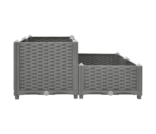 Puķu Kaste, 80X80X38 Cm, Polipropilēns Vidaxl