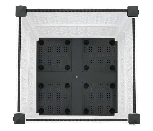 Puķu Kaste, 40X40X38 Cm, Polipropilēns Vidaxl