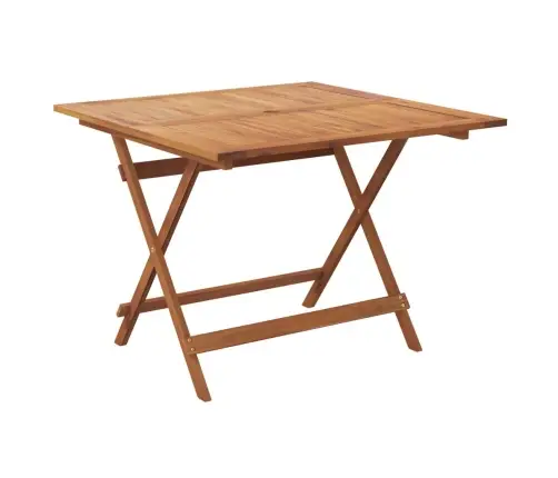 Saliekams Dārza Galds, 90X90X75 Cm, Akācijas Masīvkoks Vidaxl