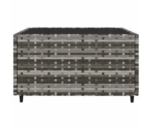 Sodo Komplektas Su Pagalvėlėmis, 3 Dalių, Pilkas, Poliratanas