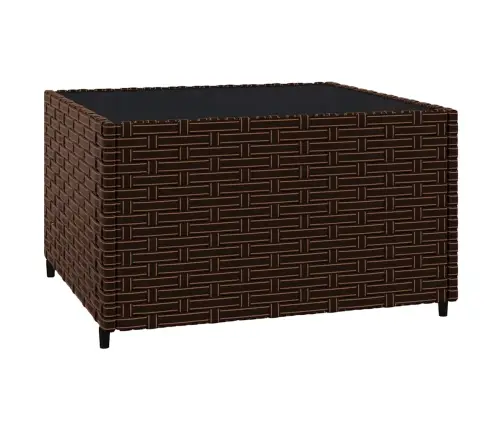 3-Osaline Aiamööbli Komplekt Patjadega, Pruun, Polürotang