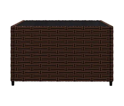 3-Osaline Aiamööbli Komplekt Patjadega, Pruun, Polürotang