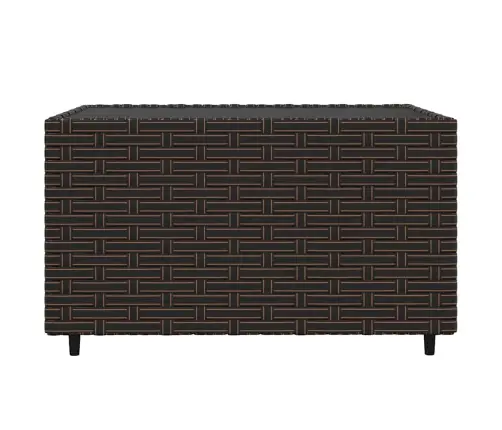 4-Daļīgs Dārza Atpūtas Mēbeļu Komplekts, Brūna Pe Rotangpalma Vidaxl