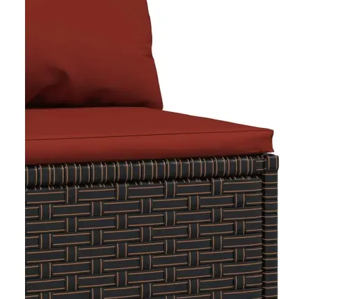 Vidējie Dārza Dīvāni, Spilveni, 2 Gab., Brūna Pe Rotangpalma Vidaxl Vidējie Dārza Dīvāni, Spilveni, 2 Gab., Brūna Pe Rotangpalma Vidaxl