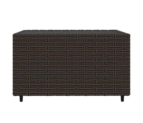 3-Daļīgs Dārza Atpūtas Mēbeļu Komplekts, Brūna Pe Rotangpalma Vidaxl