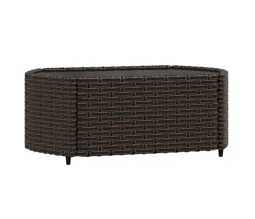 3-Osaline Aiamööbli Komplekt Patjadega, Pruun, Polürotang