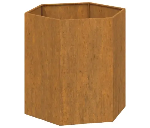 Dārza Puķu Kaste, Rūsas Krāsā, 40X40X45 Cm, Kortena Tērauds Vidaxl