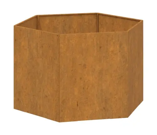 Taimekast, Rooste, 60X60X45 cm Corten Teras