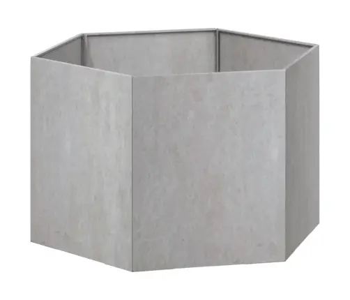 Taimekast, Rooste, 60X60X45 cm Corten Teras