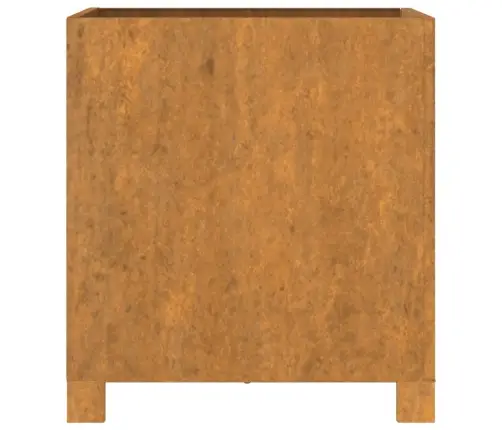 Puķu Kastes Ar Kājām, 2 Gb., Rūsas, 42X40X43Cm, Kortena Tērauds Vidaxl