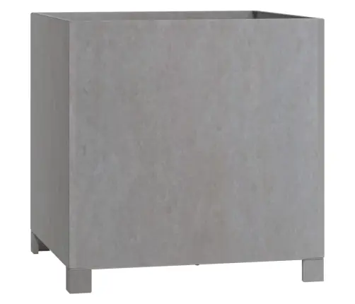 Puķu Kaste Ar Kājām, Rūsas Krāsā, 49X47X50 Cm, Kortena Tērauds Vidaxl