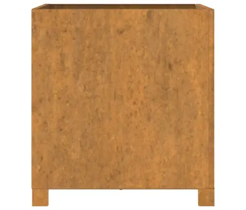 Jalgadega Taimekastid, 2 Tk, Rooste, 50X50X50 cm Corten Teras