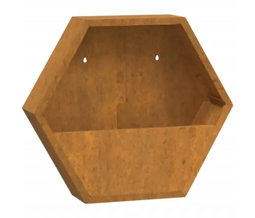 Sienas Puķu Kastes, 2 Gb., Rūsgans Kortena Tērauds, 46X10X40 Cm Vidaxl