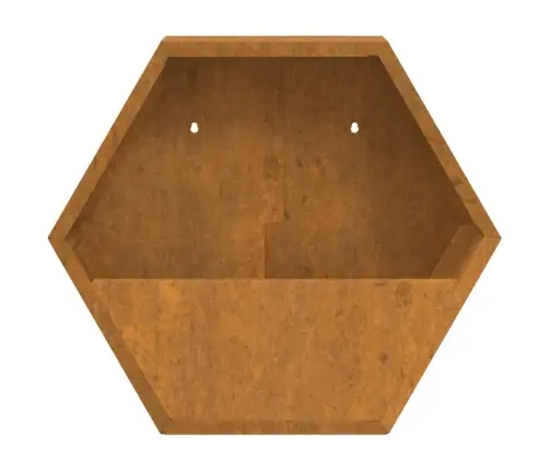 Sienas Puķu Kastes, 2 Gb., Rūsgans Kortena Tērauds, 46X10X40 Cm Vidaxl