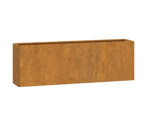 Sienas Puķu Kastes, 2 Gb., Rūsgans Kortena Tērauds, 53X10X17 Cm Vidaxl