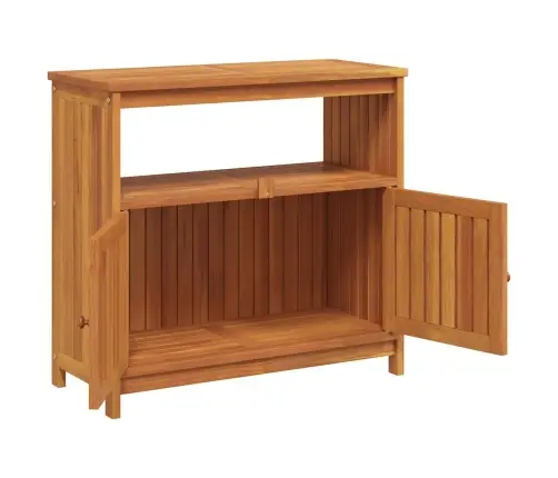 Dārza Konsoles Galdiņš, 80X35X75 Cm, Akācijas Masīvkoks Vidaxl