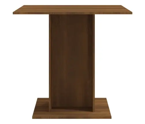 Virtuves Galds, Ozolkoka Krāsa, 80X80X75 Cm, Inženierijas Koks Vidaxl