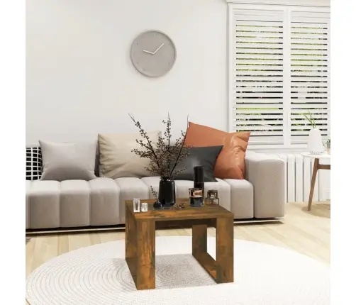 Šoninis Staliukas, Dūminio Ąžuolo, 50X50X35cm Mediena